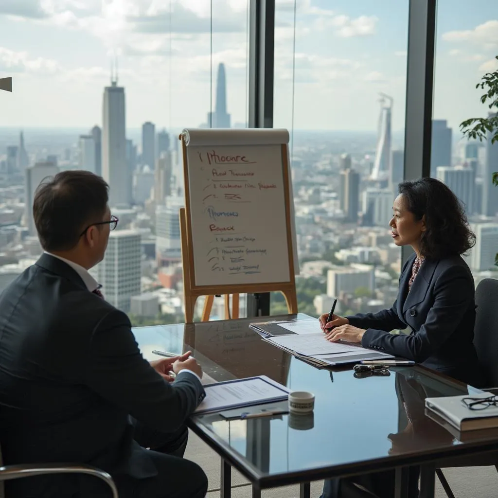 Sesión de coaching ejecutivo